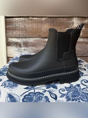 🖤NEW🖤 HUNTER Refined Stitch Detail Chelsea Boot